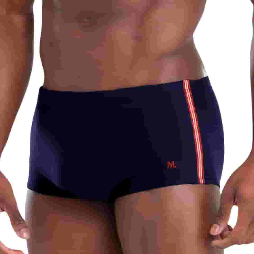 Sunga Masculina Praia Mash Uv50+ Sungão Com Fita Lateral Dry Verão