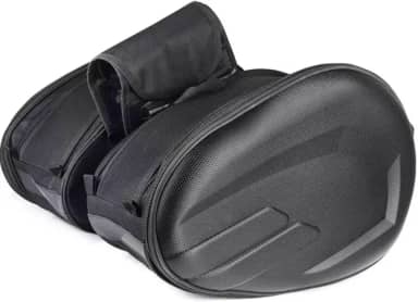 Alforge Para Moto 58l Lateral Rigida Premium Luxo + Capas