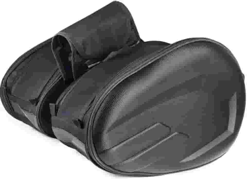 Alforge Para Moto 58l Lateral Rigida Premium Luxo + Capas