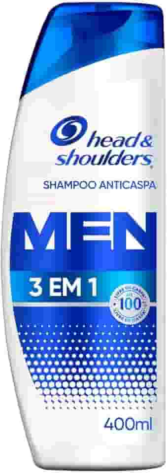 Head & Shoulders Shampoo Anticaspa Men 3 em 1, 400 ml
