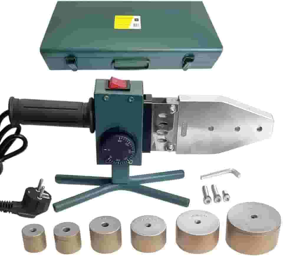 Termofusor Para Tubos - 800W Bocais: 20, 25, 32, 40, 50 e 63mm, Temperatura de trabalho: 50 a 300 °C