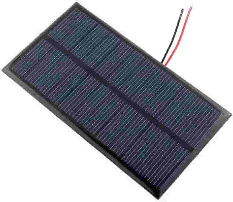 Mini Placa Solar 12v 1.5w Com Cabos P/Ionizador De Piscina