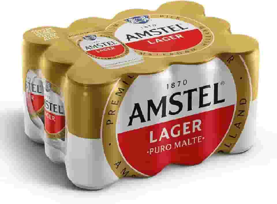 Amstel Cerveja Lager Puro Malte, Lata 269ml Pack 12 Unidades