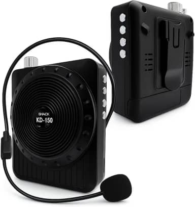 Amplificador de Voz Megafone com Microfone e Rádio Fm para Professores-SHACK