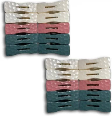 Kit 20 Prendedores De Roupa Reforçados, Pregador Grande De Plástico, Design Moderno Para Lavanderia, Não Marca e Não Mancha Suas Roupas