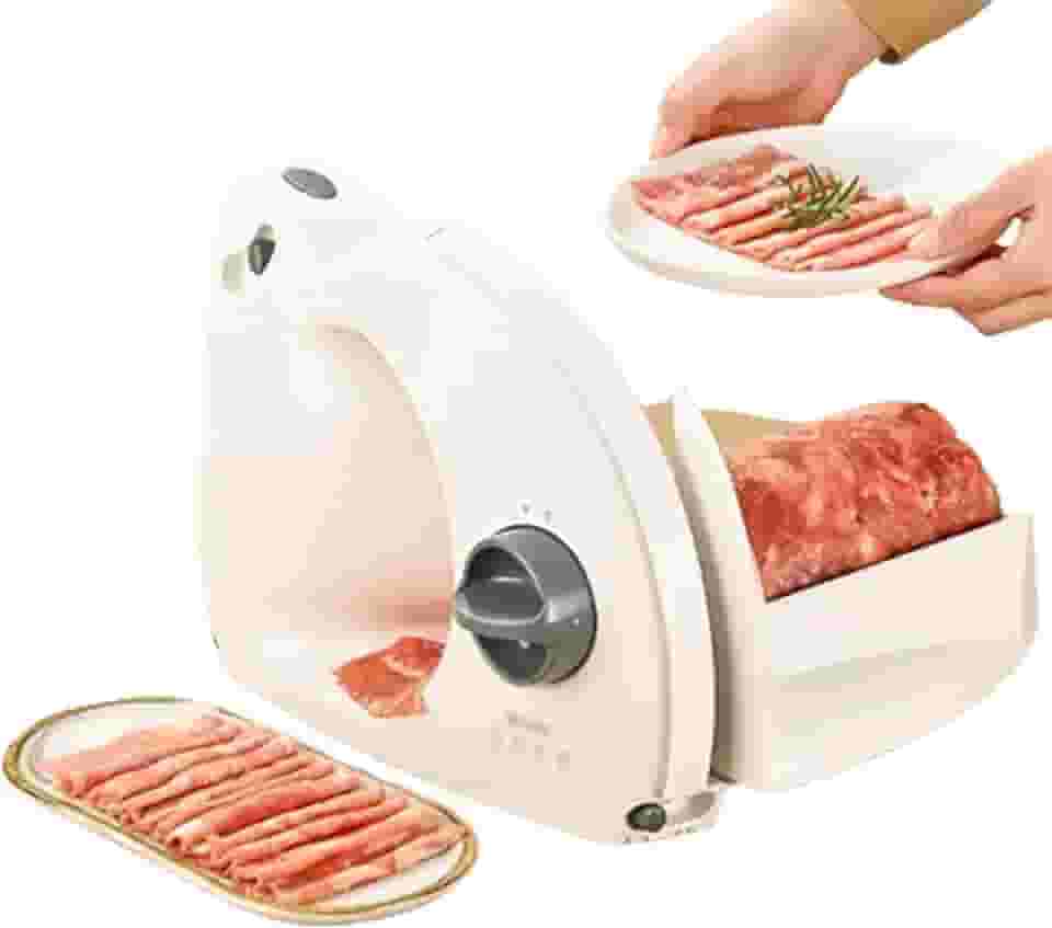 Cortador de carne elétrico fatiador dobrável comercial casa rolo de carneiro presunto queijo pão máquina de fatiar