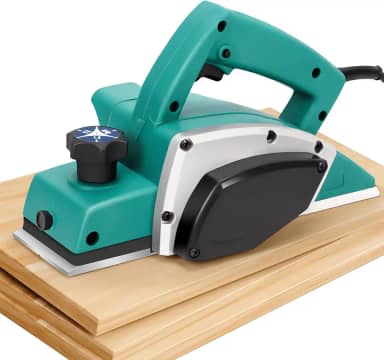 Plaina Elétrica 780W Lamina Dupla, 110V Frequência 60 Hz, 19200 rpm, Plaina Elétrica Durável de Alta Precisã, Azul, Plaina, Lamina Dupla, Plaina Desengrossadeira, Plaina Manual