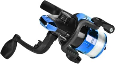 DAUERHAFT Carretos de pesca giratórios, peso leve, ultra suave e potente, o tamanho 500 é perfeito para pesca ultraleve/no gelo, para vara de carretel, vara de jangada