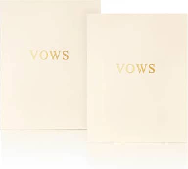 Livros de votos de casamento - 2 cadernos de votos - 14 cm x 10,8 cm Livro minimalista de renovação de votos com capa de letras douradas - Presente de casamento com caixa de