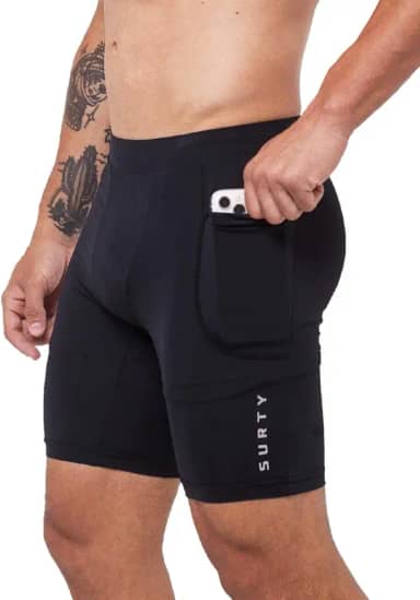 Bermuda Térmica Compressão Leve Masculina Bolso Celular SURTY Rush On