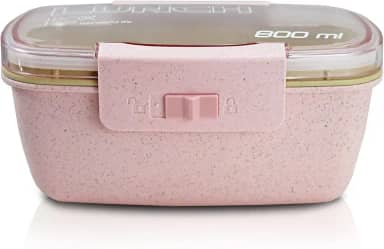 Pote Marmita Ecológica com Divisória 800ml Jacki Design - Rosa