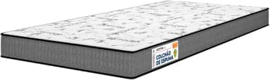 Colchão Solteiro Acction D23 Plumatex - Macio, Hipoalergênico e Antiácaros | Suporte até 75 kg | 188x88x14cm