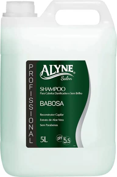 Alyne, Shampoo para cabelos, Babosa, 5 Litro, Verde