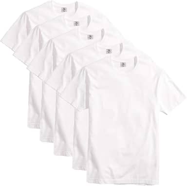 Kit com 5 Camisetas Masculina Básica Algodão Premium