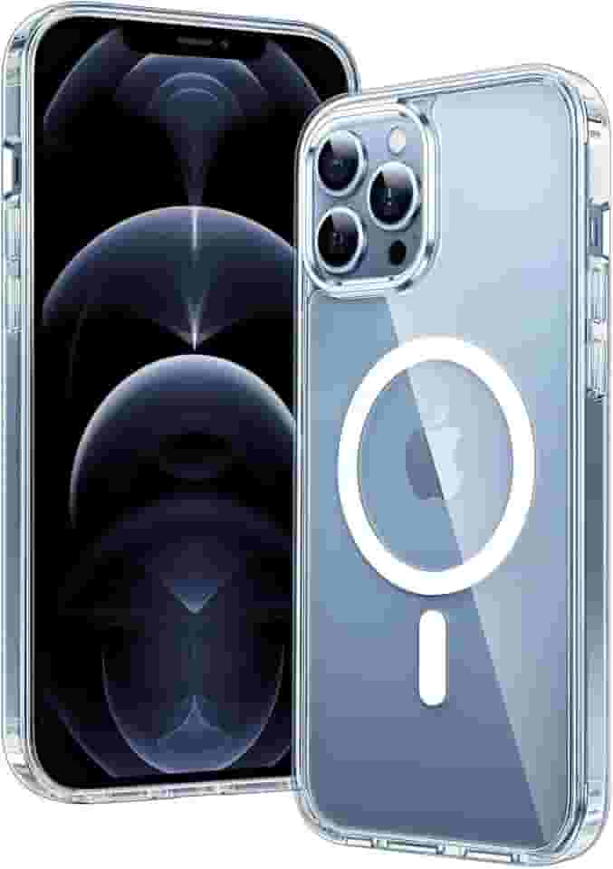 BEMMY Capa Capinha Para iPhone, Capa Para iPhone 14 Compatível com Mag-safe Transparente