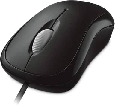 Mouse Optical Basic Com Fio Usb Preto Microsoft - P5800061