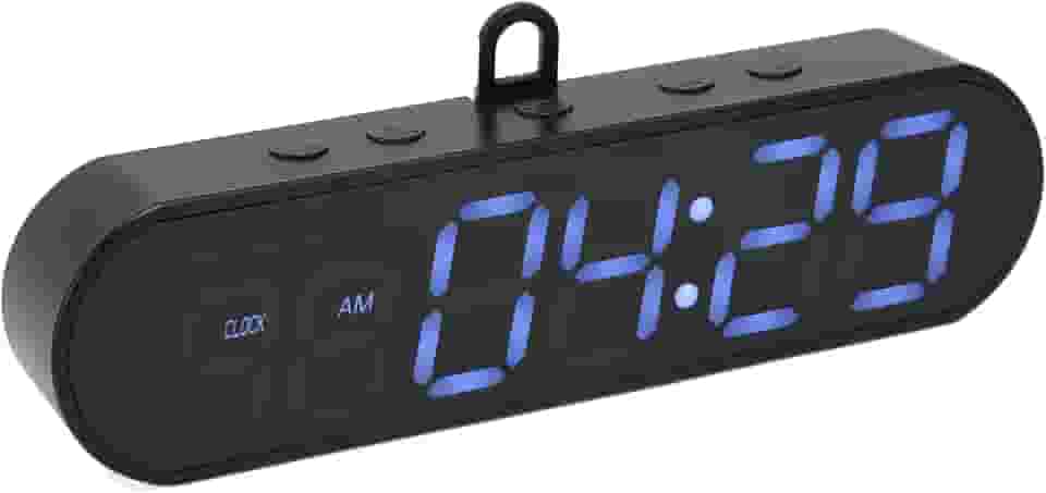 Temporizador de academia portátil, temporizador de intervalo para treino com rodadas de tempo, cronômetro, despertador, contagem regressiva, relógio de treino com bateria grande de 1000 mAh para