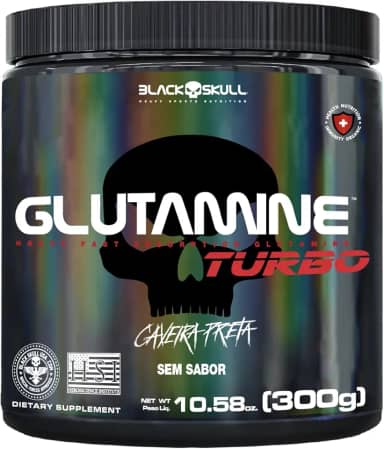 Glutamine Turbo 300G, Black Skull