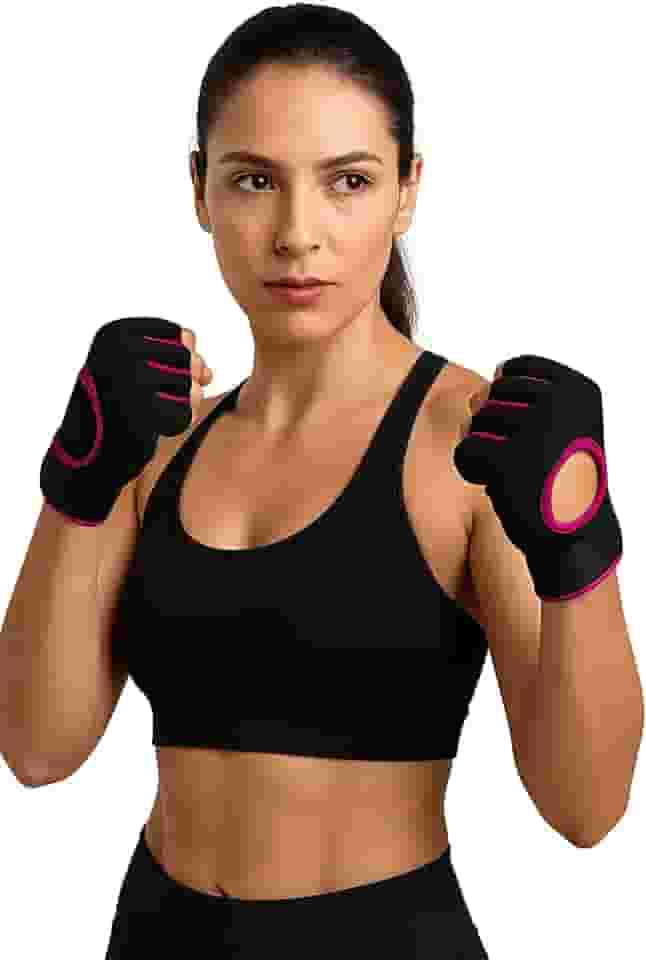 Par Luvas Academia Halteres Musculação Palma Emborrachada