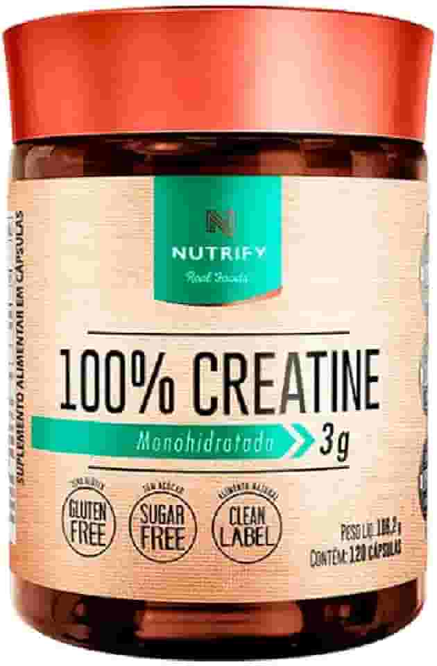 Creatine 100% Creatina Monohidratada Nutrify 120 Cápsulas