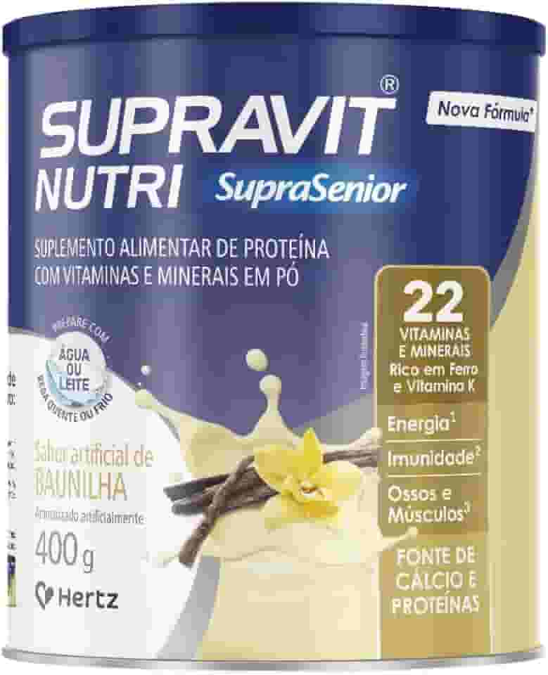 Supravit Nutri SupraSenior Suplemento Alimentar Sabor Baunilha 400g Kley Hertz