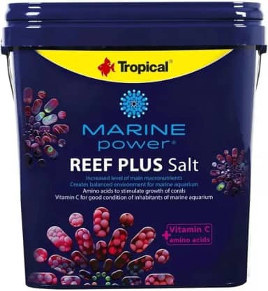MARINE POWER REEF PLUS SALT - sal profissional para aquário marinho com corais - Balde 10Kg