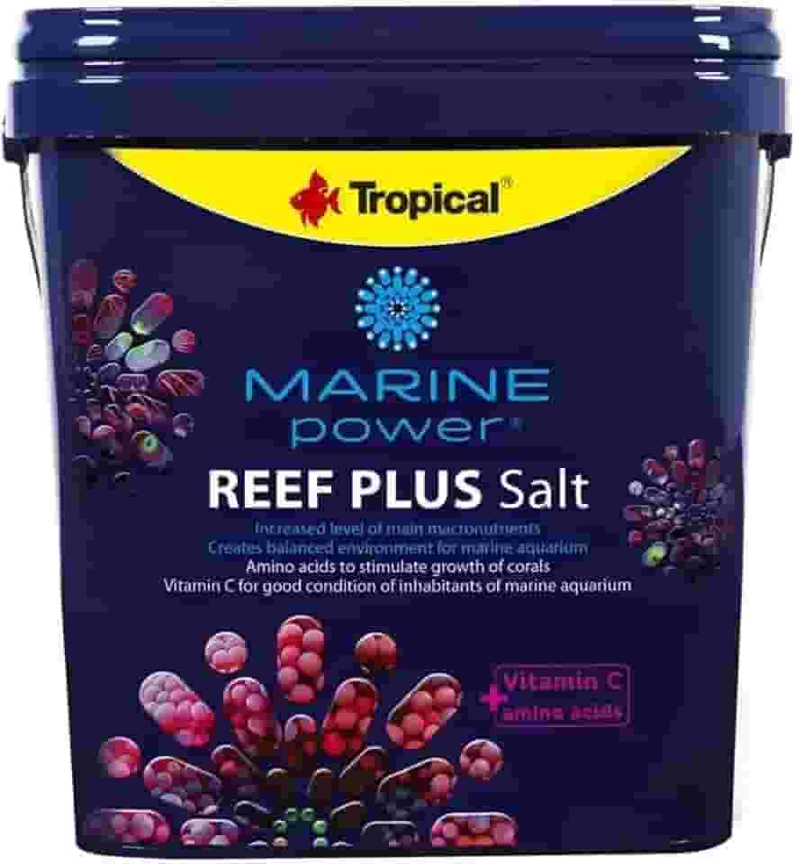 MARINE POWER REEF PLUS SALT - sal profissional para aquário marinho com corais - Balde 10Kg