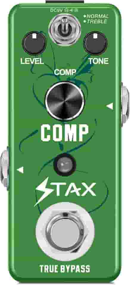 Stax Pedais De Efeitos Compressores. Som Clássico Compressão Óptica. Ataque E Atenuação Suaves. Mantendo O Transiente Do Sinal Original Da Guitarra Elétrica.