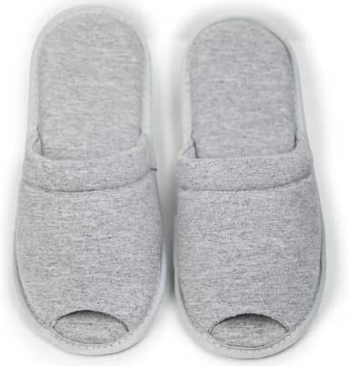 Chinelo Pantufa Feminina Aberta Em Malha Cotton Day