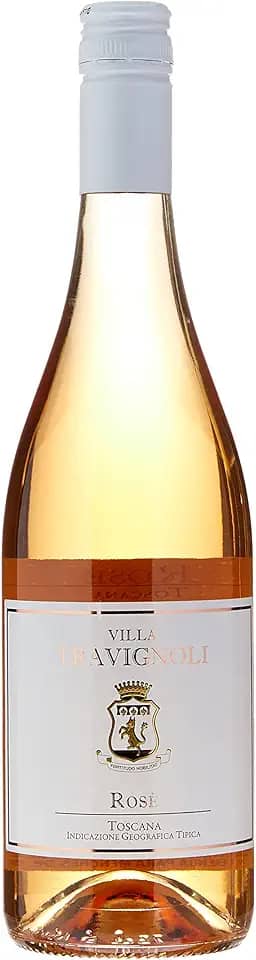 ItaliaMais Vinho Rosé Italiano Sangiovese E Merlot Toscana Villa Travignoli Igt 2020 - Travignoni 750Ml