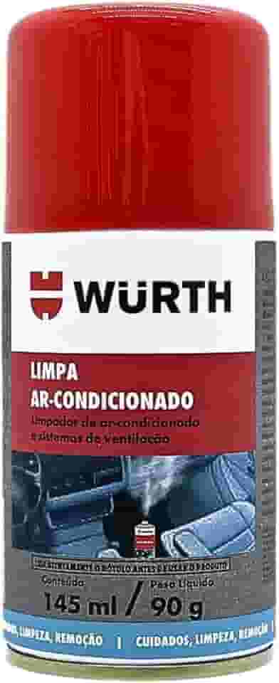 Produto para limpar o Ar Condicionado Automotivo Elimina Mal Odores HSW 200 PLUS Aroma Carro Novo Wurth