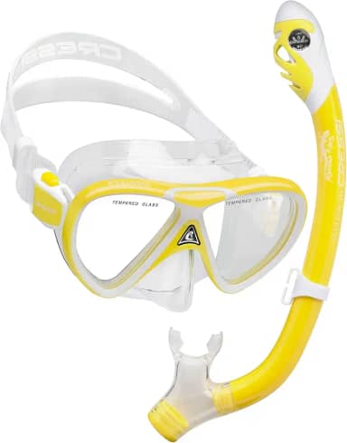 Kit Mergulho Máscara+snorkel Cressi Pegaso Semi Dry