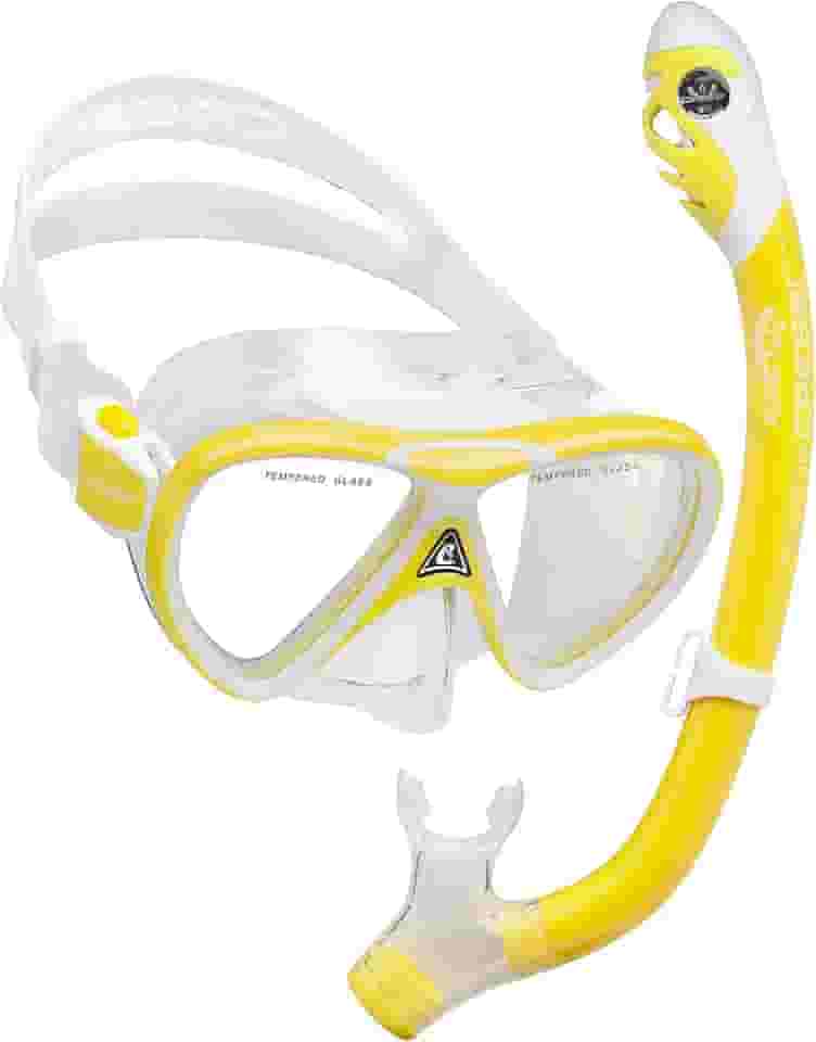 Kit Mergulho Máscara+snorkel Cressi Pegaso Semi Dry