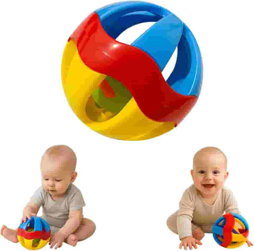 Brinquedo Educativo Para Bebe Ball Cute Bola Sonora Cores Chocalhos Brinquedo Para bebe 2 a 6 meses Educativo