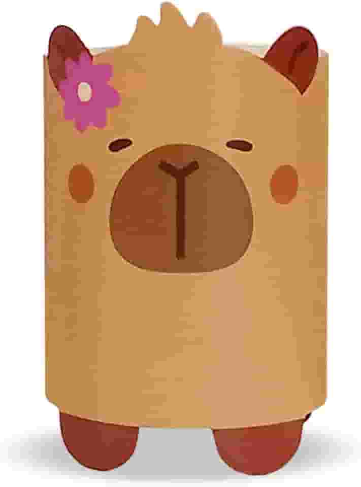 Porta Caneta, Porta Lápis, Suporte de Caneta para mesa, Organizador de mesa, Multiuso Capivara Tina, Metal - GEGUTON