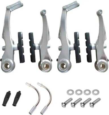 Par Freio V Brake Gta Alumínio C/Sapata Orbital Bike Mtb