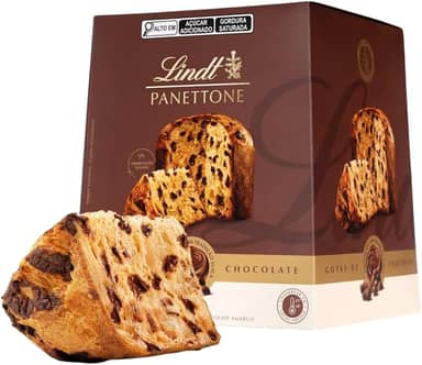 Panetone Lindt, Duplo Chocolate, 400g