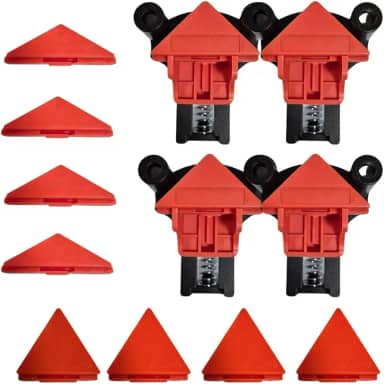 JOGO COM 4 GRAMPOS SARGENTO CANTO ANGULARES 60 90 120 GRAUS