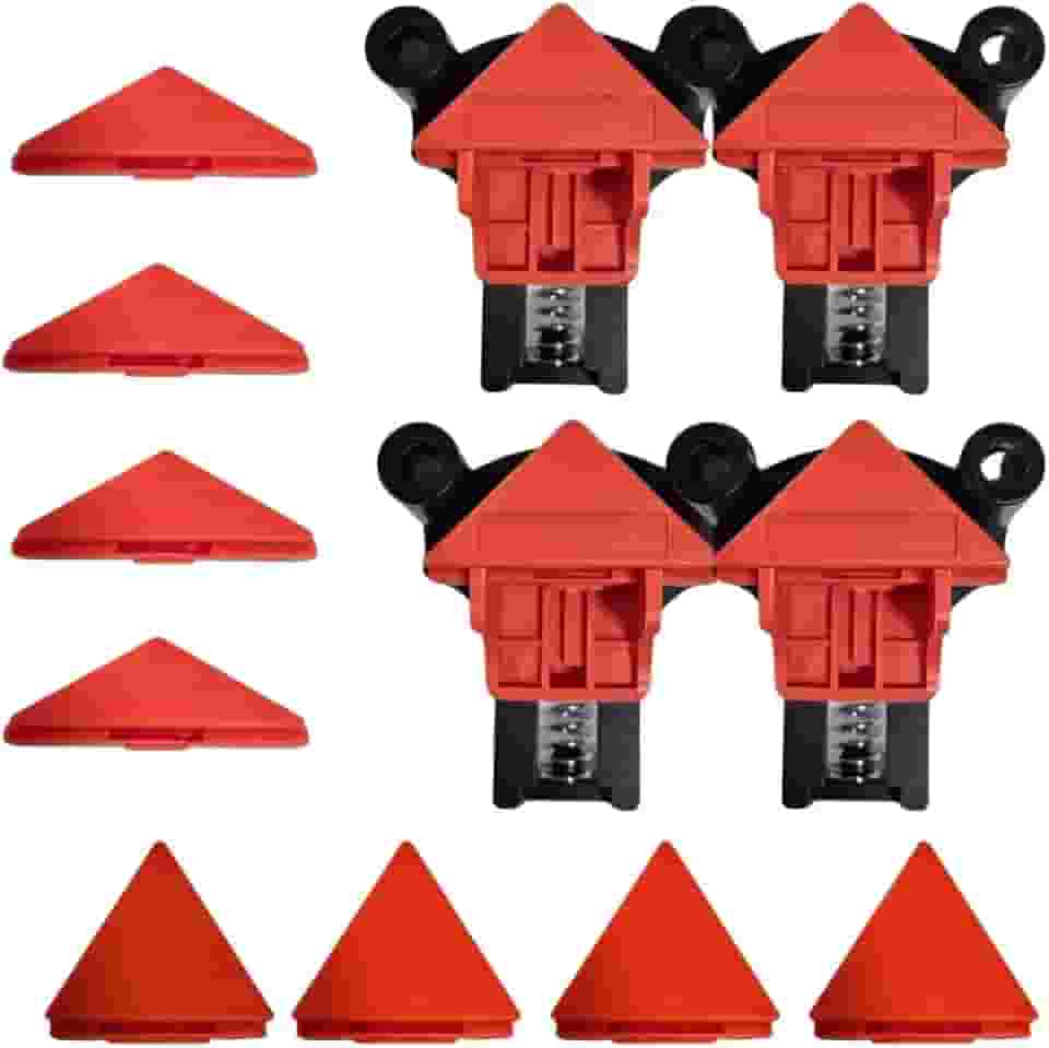 JOGO COM 4 GRAMPOS SARGENTO CANTO ANGULARES 60 90 120 GRAUS