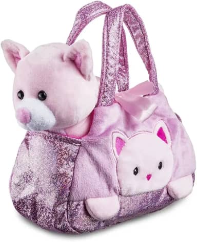Pel�cia Cutie Handbags Gato Rosa Multikids - BR1715