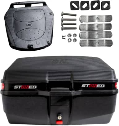 BAULETO 52 LITROS MODELO TRACKER PRETO