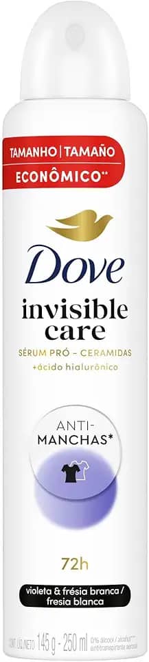 Dove Desodorante Antitranspirante Aerossol Invisible Dry 250 ML, Leve Mais e Pague Menos