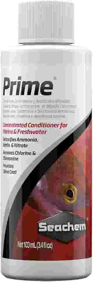Seachem Anticloro E Condicionador Prime 100Ml Para Peixes