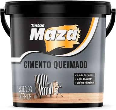 Cimento Queimado Maza Diversas Cores 5,6kg Premium Cores:Concreto