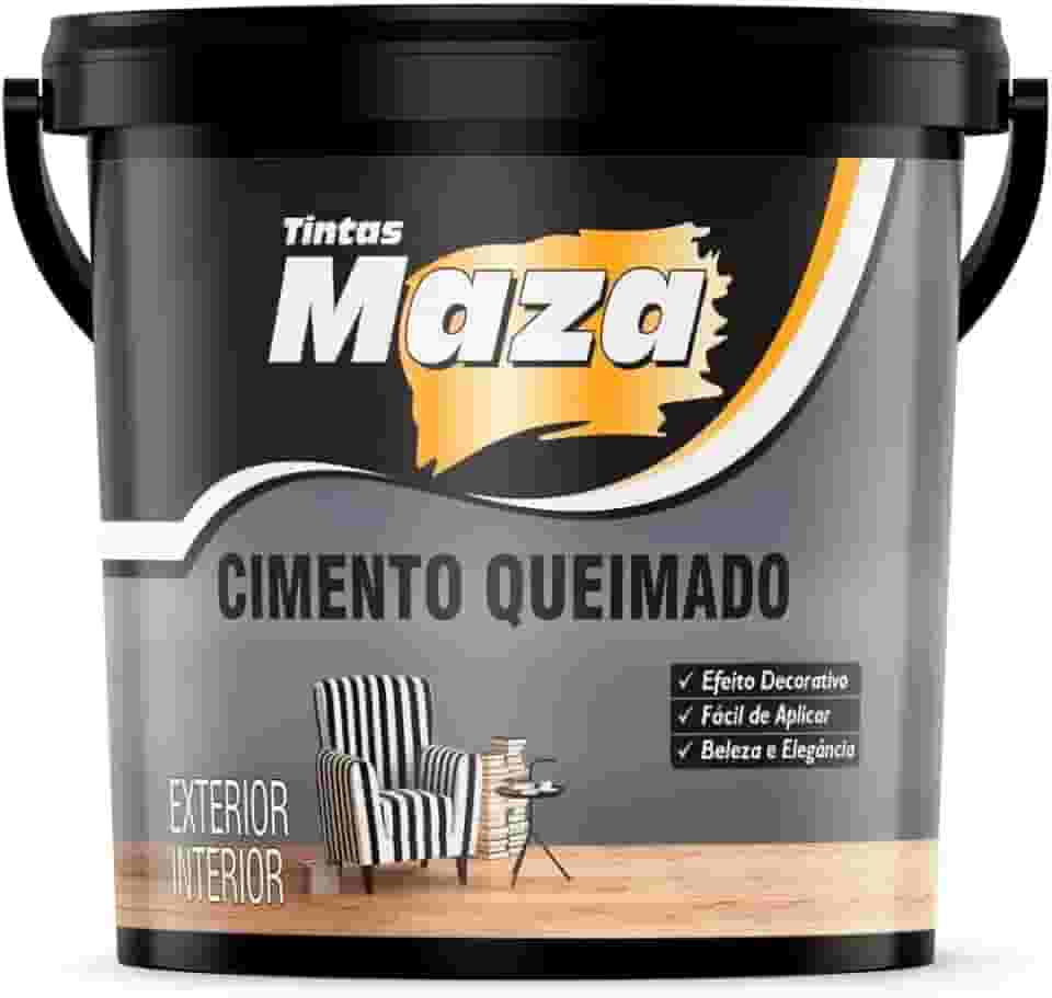 Cimento Queimado Maza Diversas Cores 5,6kg Premium Cores:Concreto