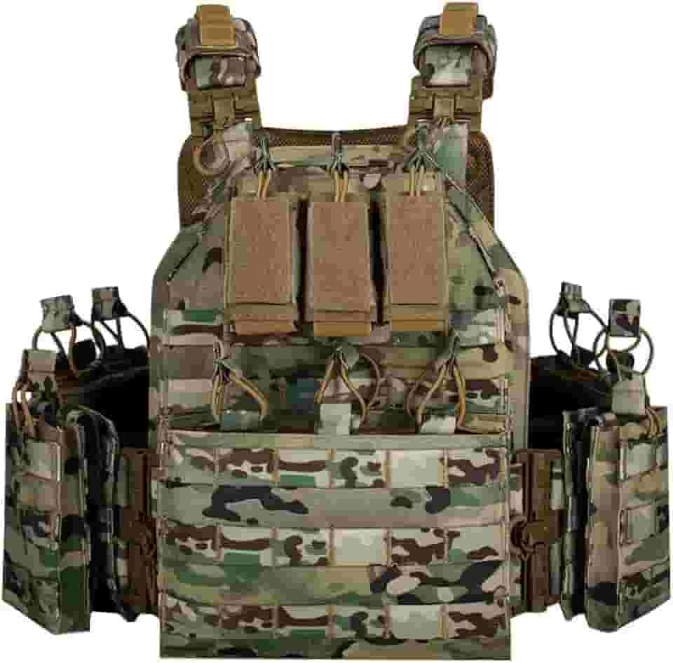 Colete tático de liberação rápida para homens colete respirável ajustável ao ar livre