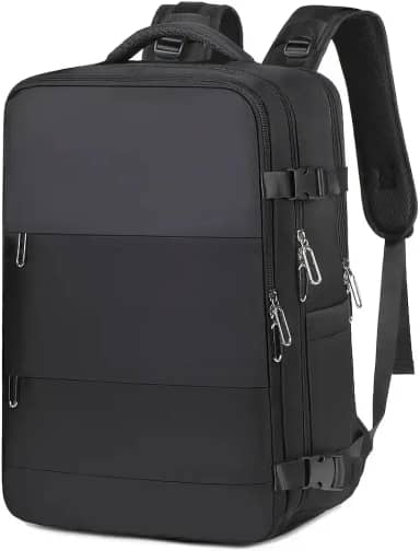 Mochila Executiva de Viagem e Trabalho com Compartimento para Notebook e Impermeável, USB e Bolso Antifurto – Unissex