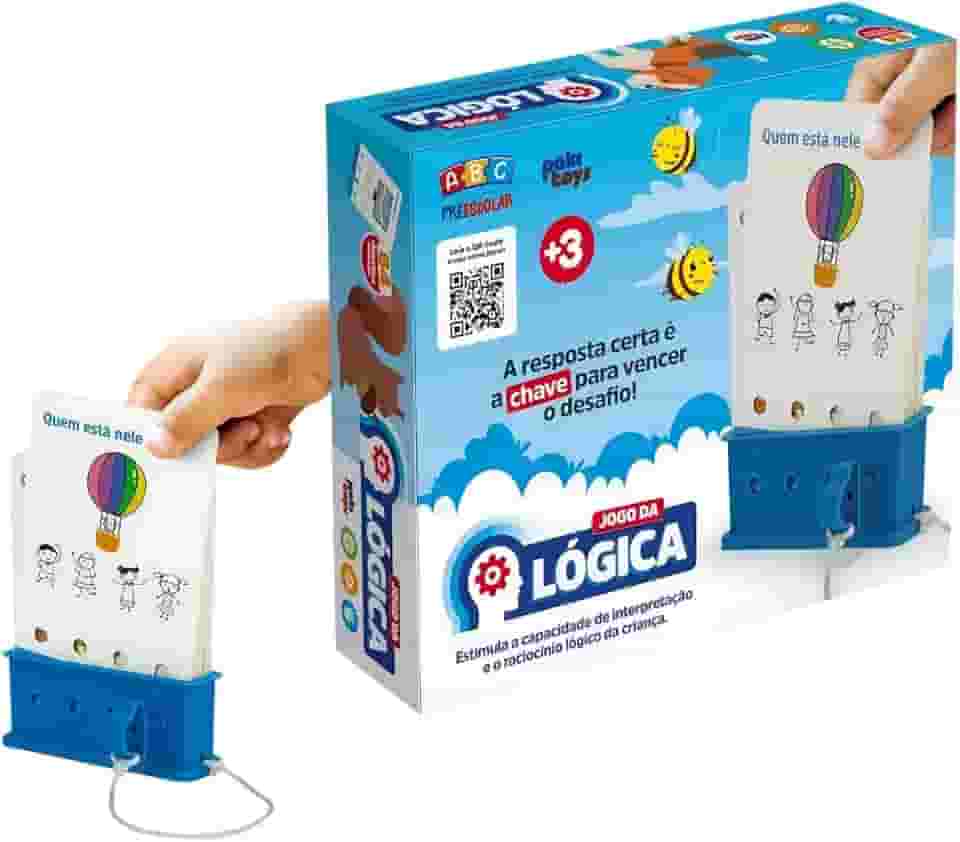 Jogo Lógica Educativo Tabuleiro Raciocínio Brinquedo Escolar Infantil Pedagógico Crianças Atividades Exercícios