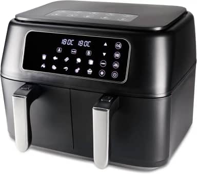 Fritadeira Duas Cestas Air Fryer 8L, Preta, 220v, Hamilton Beach