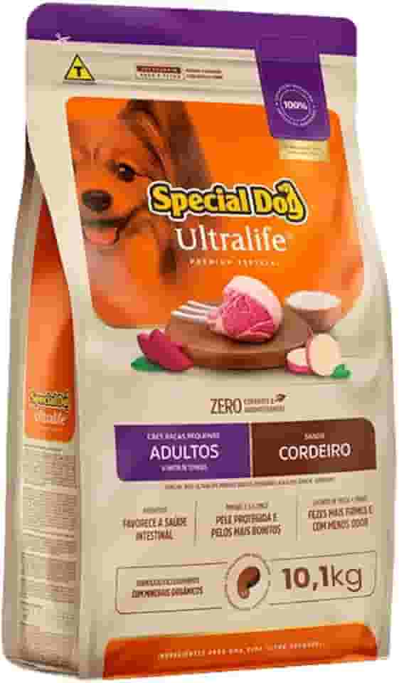 Ração Special Dog Ultralife Raças Pequenas Adultos Cordeiro e Arroz 10,1 kg
